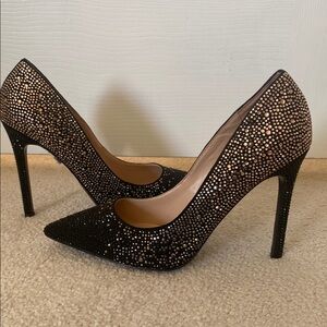 Black Glittery High Stiletto Heels ALDO brand new**